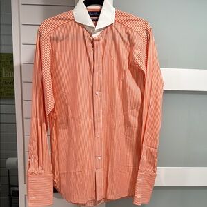 Ralph Lauren Purple label Orange Striped Men's Shirt